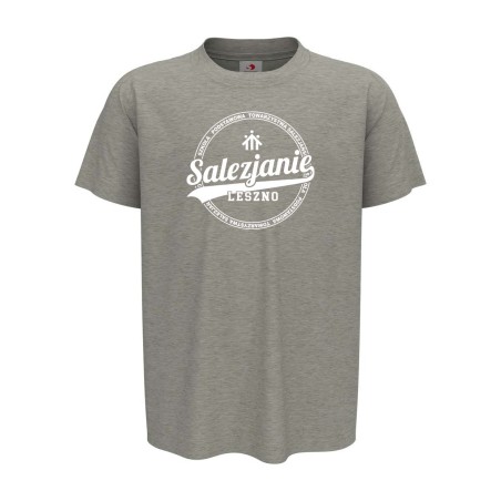Koszulka dziecięca typu t-shirt w kolorze szarym SP Leszno