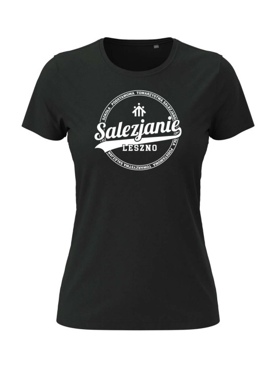 Koszulka damska typu t-shirt w kolorze czarnym SP Leszno