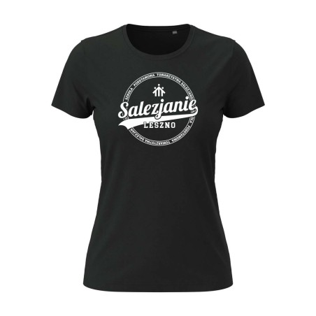 Koszulka damska typu t-shirt w kolorze czarnym SP Leszno