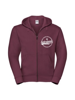 Bluza młodzieżowa rozpinana w kolorze bordowym SP Leszno