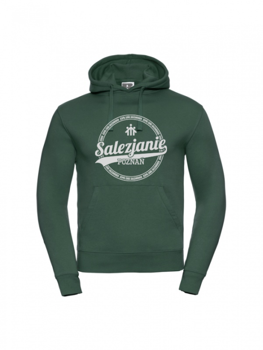 Bluza młodzieżowa w kolorze zielonym z logo szkoły