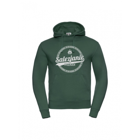 Bluza młodzieżowa w kolorze zielonym z logo szkoły