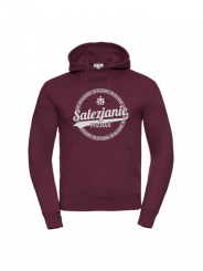 Bluza dziecięca w kolorze bordowym z logo szkoły