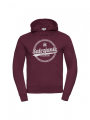 Bluza dziecięca w kolorze bordowym z logo szkoły