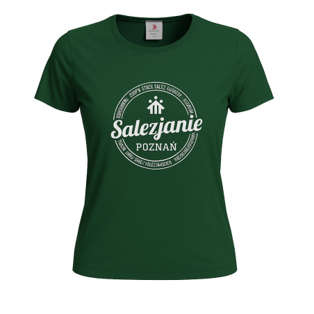 Koszulka damska typu t-shirt w kolorze bordowym