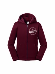 Bluza dziecięca rozpinana w kolorze bordowym SP Leszno