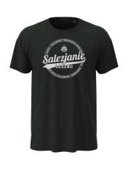 Koszulka młodzieżowa typu t-shirt w kolorze czarnym SP Leszno